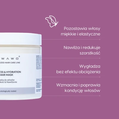 Maska_do włosów_Mawawo_Miękkość_nawilżenie_działanie