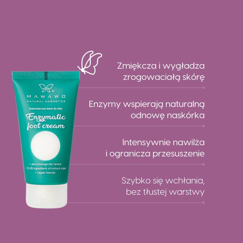 Enzymatyczny krem do stóp_Mawawo_działanie