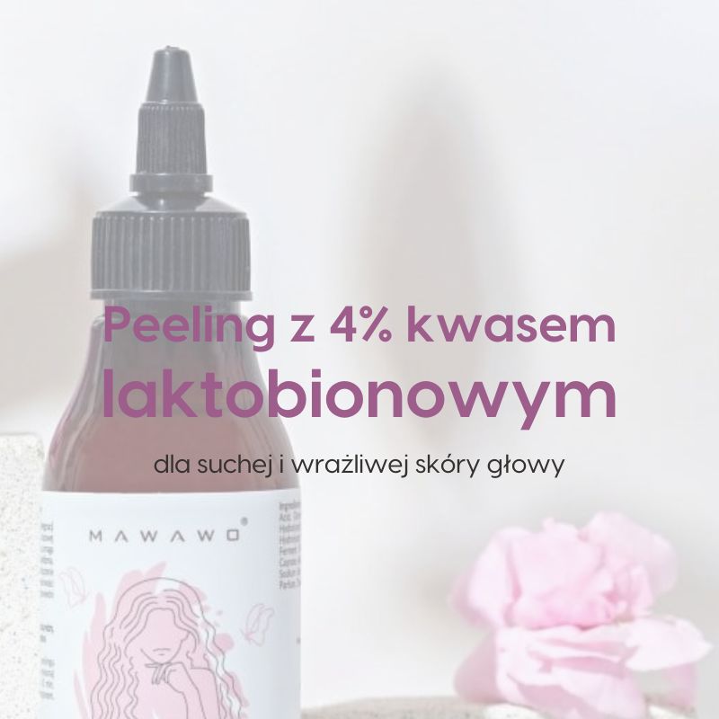 Laktobionowy peeling do skóry głowy_Mawawo