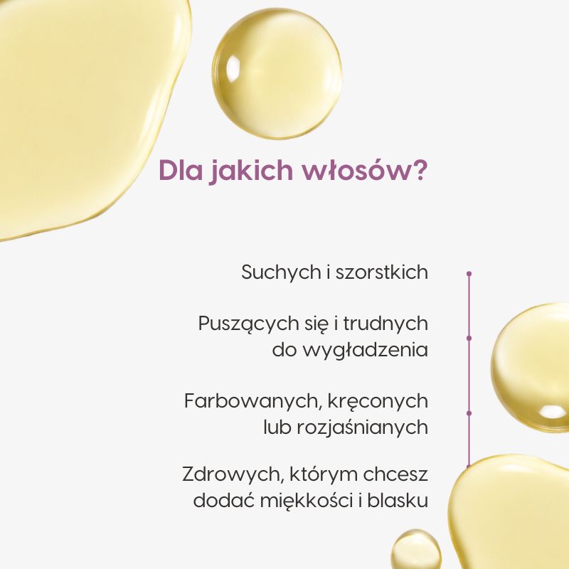 Odbudowujący olejek do włosów_Mawawo_do jakich włosów